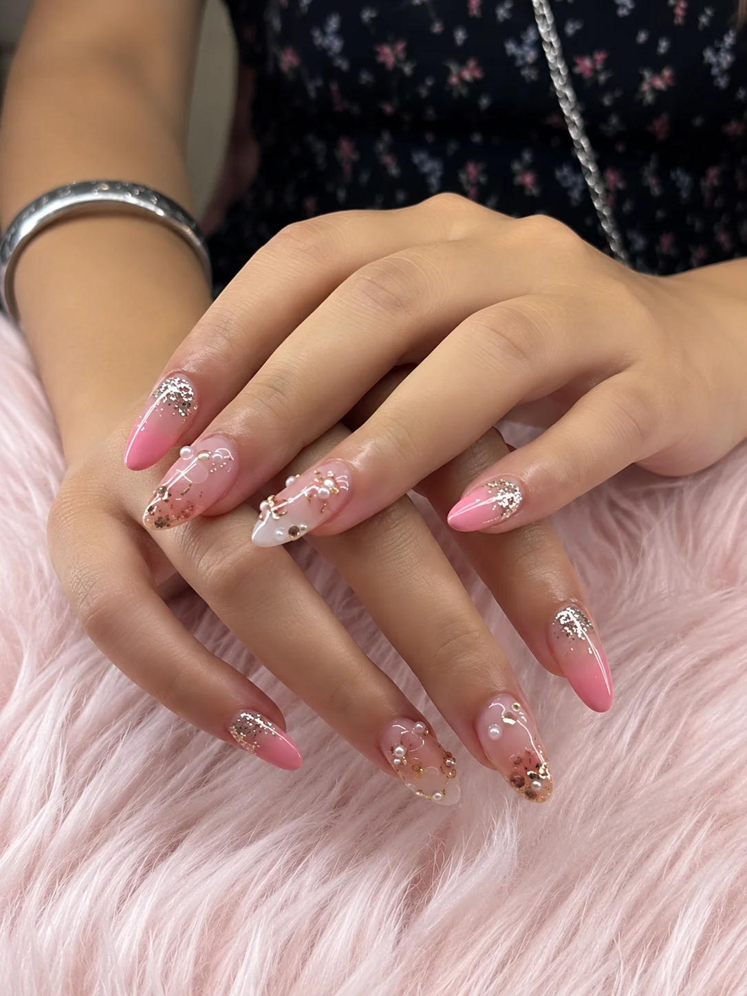 After — nail transformation at Pink Petals